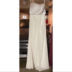 White Strapless Gown